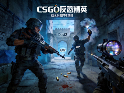 CSGO反恐精英游戏封面图片展示战术射击FPS竞技场景