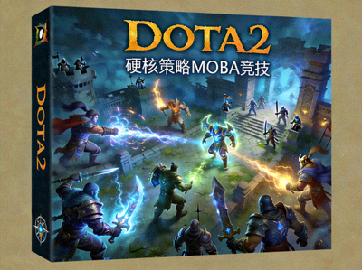 DOTA2游戏封面图片展示硬核策略MOBA竞技场景